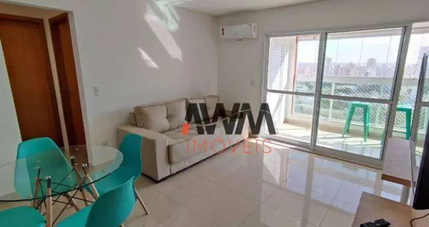 Apartamento mobilido com 1 quarto para alugar, 51 m²- setor marista - goiânia/go