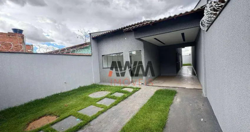 Casa com 3 quartos à venda, 98 m² por R$ 350.000 - Jardim Buriti Sereno - Aparecida de Goiânia/GO