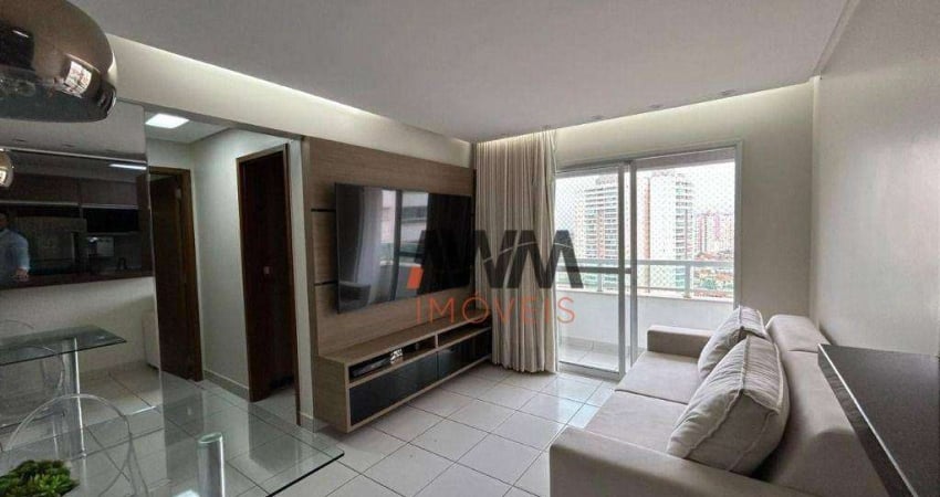 Apartamento MOBILIADO 2 Quartos- 1 Ste à venda, 59 m² por R$ 350.000 - Village Veneza - Goiânia/GO