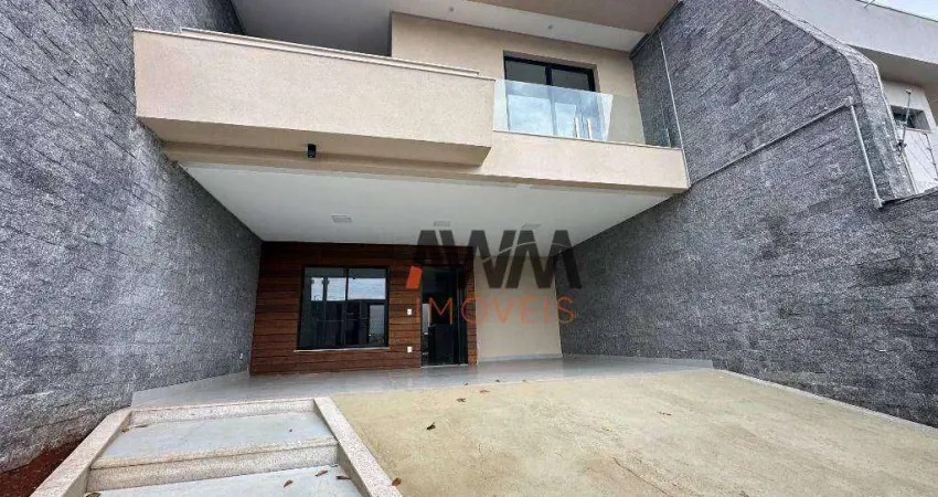 Sobrado com 3 suites plenas para alugar, 226 m²- setor jaó - goiânia/go