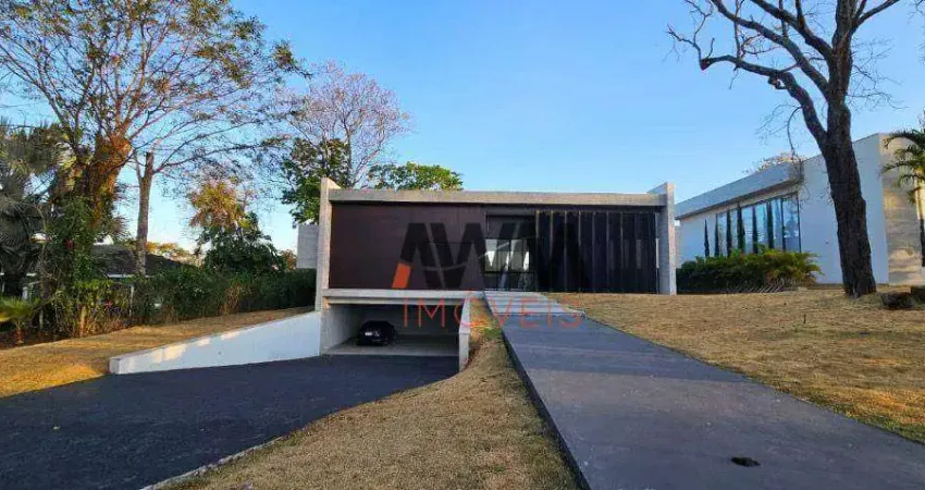 Casa térrea 563 m²  , lote 2.426  m² nova, 4 suítes, aldeia do vale