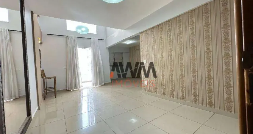 Apartamento com 3 quartos para alugar, 126 m² - jardim goiás - goiânia/go