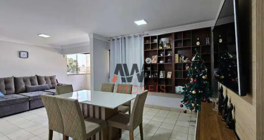 Apartamento com 3 quartos à venda, 110 m² por r$ 580.000 - setor pedro ludovico - goiânia/go