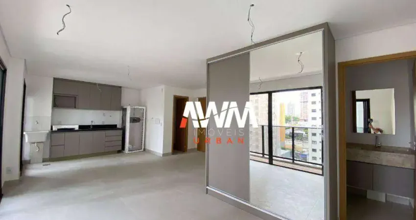 Apartamento com 1 Suíte mais lavabo no Setor Marista à venda, 47 m² por R$ 590.000
