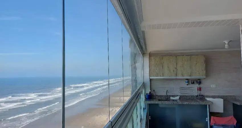 Lindo apartamento (novo) de 3 dormitórios de frente para o mar no Caiçara