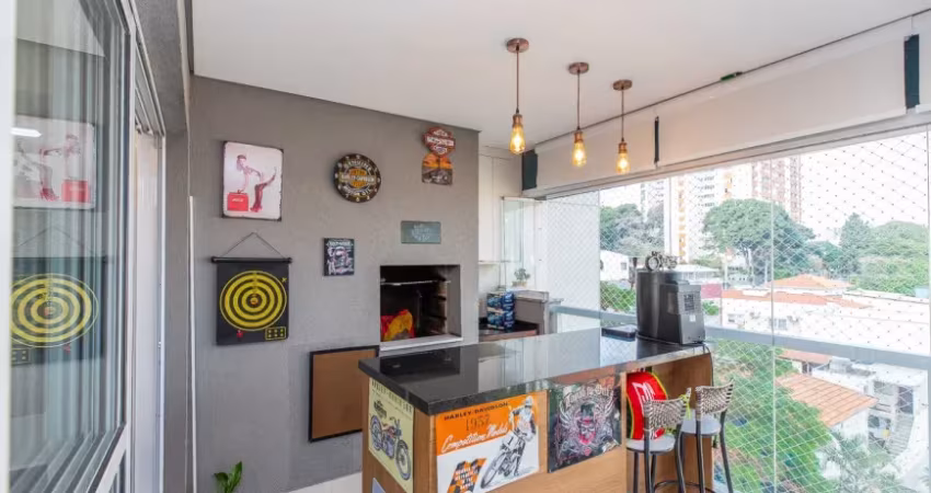 More próximo (7 min) do Shop Parque da Cidade | Apartamento mobiliado com varanda gourmet à venda no Like Alto da Boa Vista, Rua Antônio das Chagas, 162 - Santo Amaro