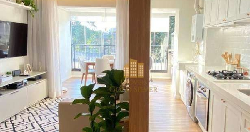Apartamento com 2 dormitórios sendo 1 suite , 1 vaga coberta , varanda , lazer completo de clube , à venda, 65 m² por R$ 860.000 - Lapa - São Paulo/SP