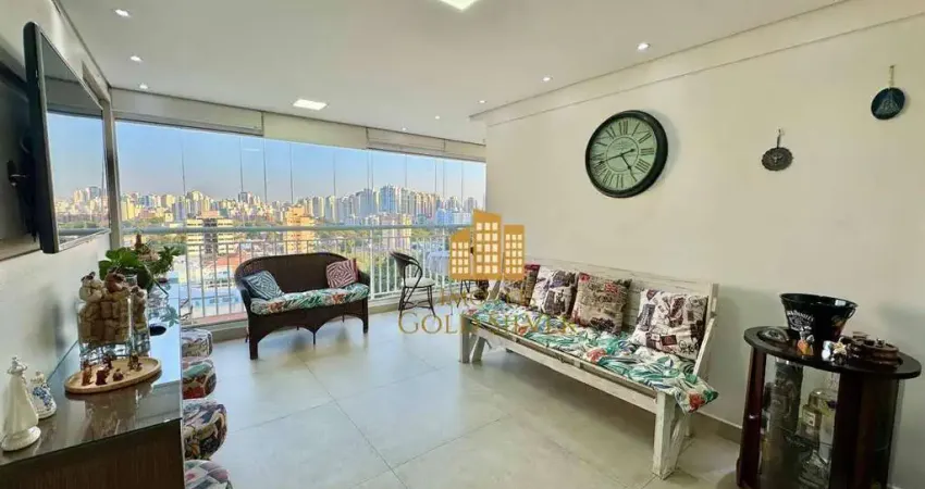 mobiliado - Apto com 2 dormitórios e um escritório para alugar, 104 m² - Vila Leopoldina - São Paulo/SP