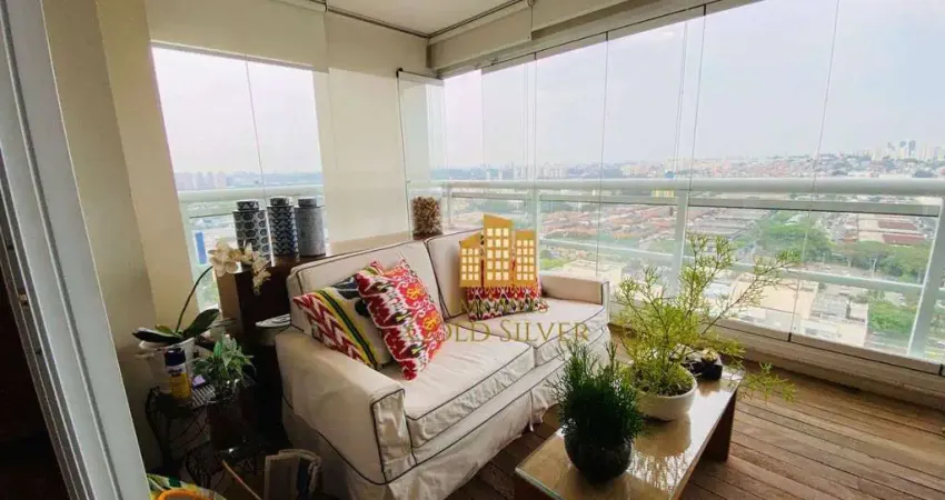 Apartamento incrível com 3 suítes à venda ou locação 158 m2 - Vila Nova Leopoldina II