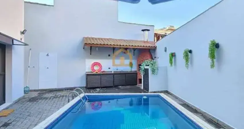 Casa sobreposta baixa com piscina e churrasqueira 3 dormitórios – ponta da praia / santos