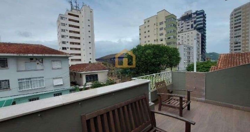 Sobrado Triplex com Vista para o Mar – Ponta da Praia, Santos/SP