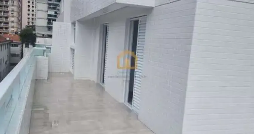 Apartamento garden com 2 dormitórios à venda - embaré - santos/sp