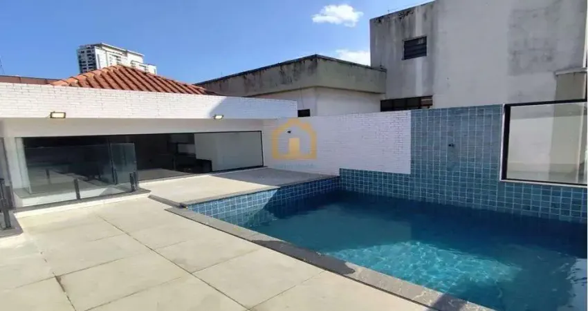 Casa 4 suítes piscina e churrasqueira e 2 vagas - venda - boqueirão - santos/sp