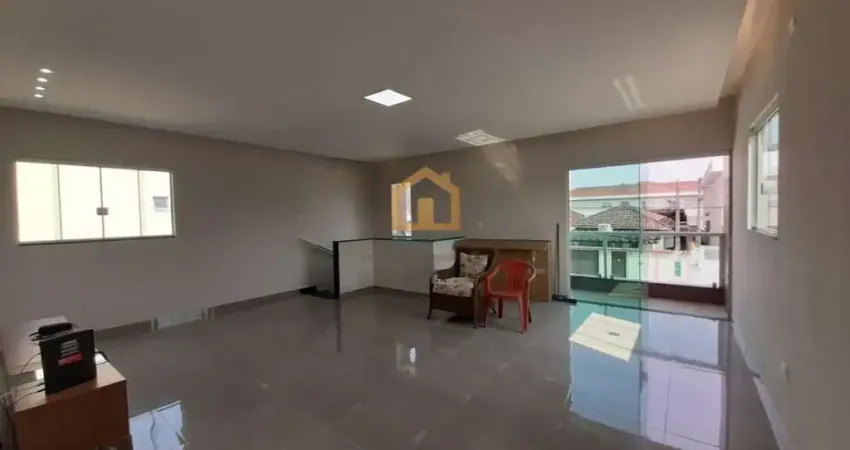 Casa sobreposta 2 dormitórios, sendo 1 com suíte, à venda - vila são jorge - santos/sp