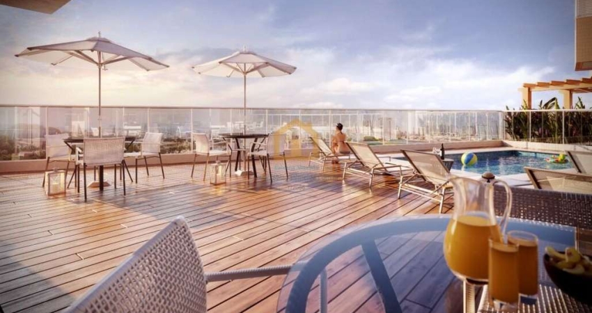 Lançamento Luxuoso - Residencial com lazer completo Perto do Mar, à venda no bairro Gonzaga - Santos/SP