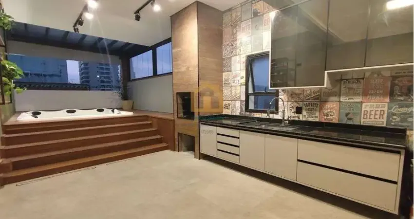 Cobertura  03 dormitórios, sendo 1 suíte – todos com vista para o mar 100m da Praia – Campo Grande, Santos