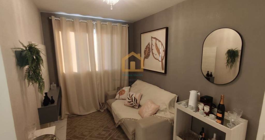 Apartamento Mobiliado. Bairro Areia Branca, em Santos.