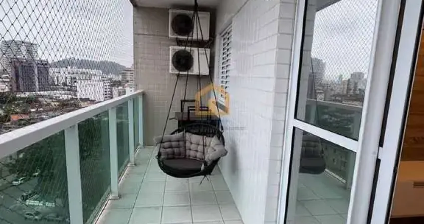 Apartamento 1 dormitório revertido para 2 vila matias - santos/sp