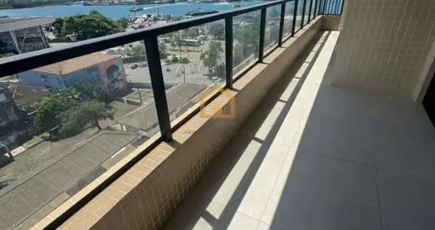 Apartamento 2 dormitórios, sendo 1 suíte  com vaga de garagem demarcada à venda no bairro ponta da praia  santos/sp