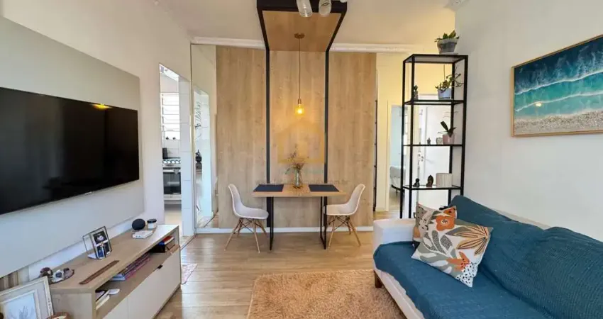 Apartamento porteira fechada 2 dormitórios 1 vaga de garagem no boqueirão – santos/sp