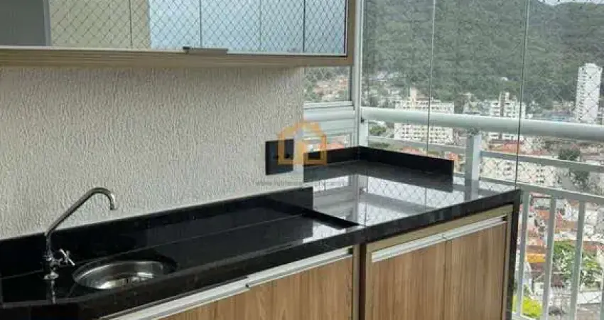 Apartamento com 3 quartos para alugar na Avenida Doutor Moura Ribeiro, Marapé, Santos