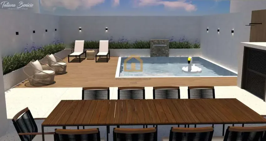 Sobrado de Alto Padrão com 4 Dormitórios 3 suítes bairro Embaré - Santos/SP