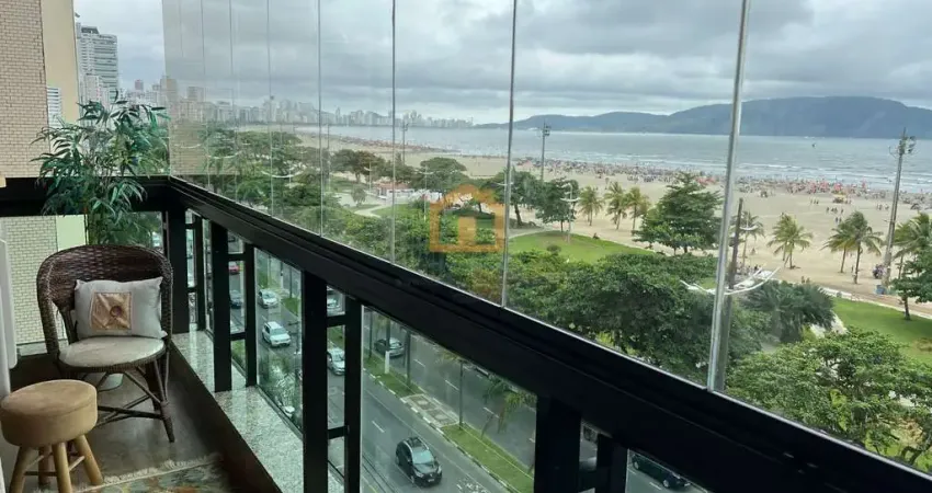 Apartamento 2 dormitórios, sendo 2 suítes à venda – vista panorâmica para o mar | santos/sp