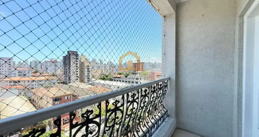 Apartamento frente - vista livre - bairro macuco, santos/sp.
