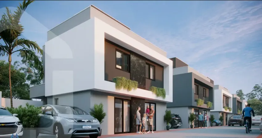 Sobrado em condomínio fechado, entrada facilitada, área de lazer com piscina!