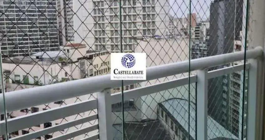 Apartamento Mobiliado para Venda em São Paulo, Centro, 1 dormitório, 1 suíte, 2 banheiros, 1 vaga