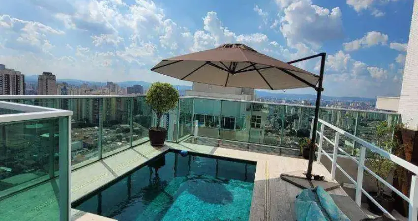 Cobertura Condomínio Monte Serrat - - Apartamento com 3 dormitórios à venda, 345 m² por R$ 6.200.000 - Vila Gomes Cardim - São Paulo/SP