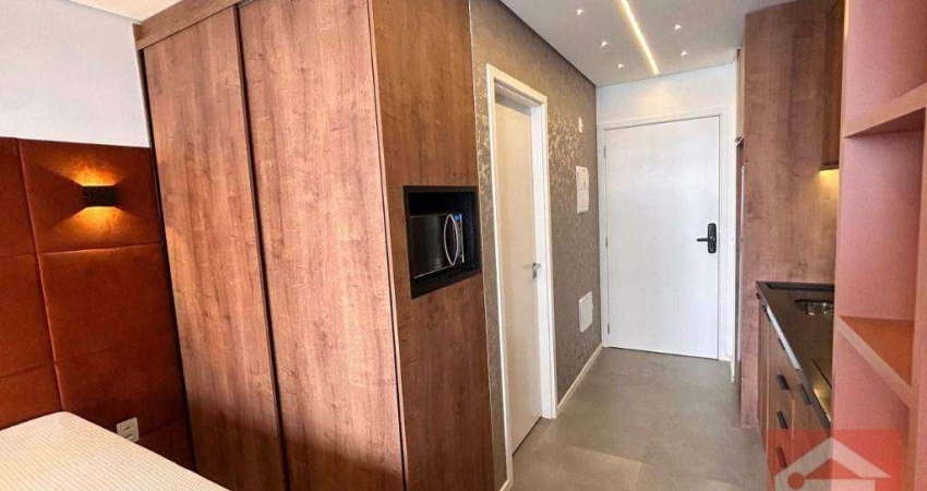 Apartamento Sudio com 1 dormitório Mobiliado - Excelente para Executivos -  para alugar, 25 m² por R$ 3.200/mês - Vila Regente Feijó - São Paulo/SP