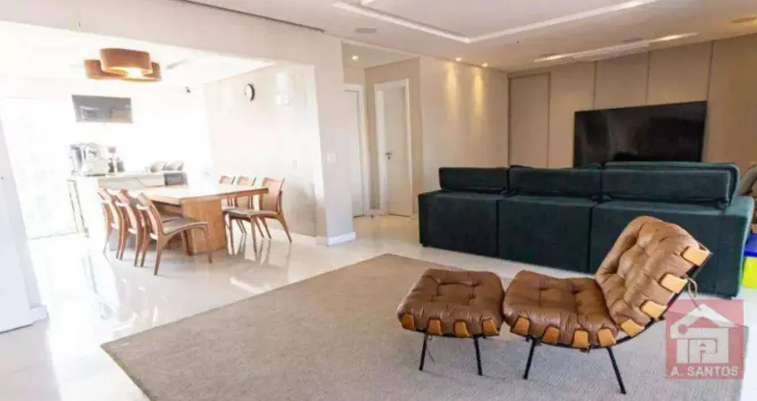 Apartamento com 3 dormitórios à venda, 209 m² - tatuapé - são paulo/sp