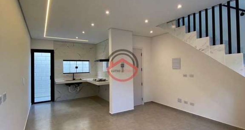 Sobrado de Condomínio com 2 quartos, Vila Melchizedec, Mogi das Cruzes - R$ 349 mil, Cod: 782