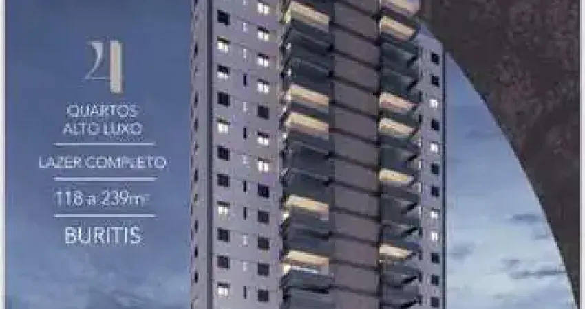 Apartamento com área privativa à venda, 4 quartos, 1 suíte, 4 vagas, Buritis - Belo Horizonte/MG