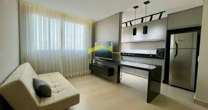 Apartamento mobiliado de 2 quartos para locação no bairro palmeiras