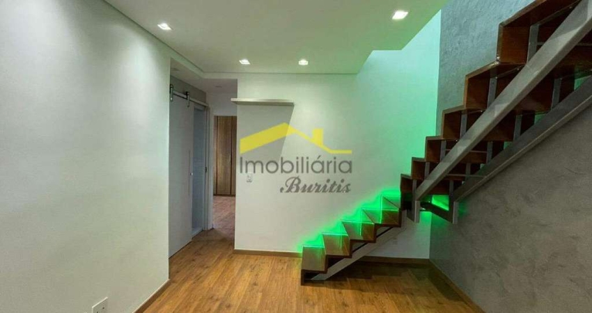 Cobertura à venda, 2 quartos, 2 suítes, 1 vaga, Buritis - Belo Horizonte/MG