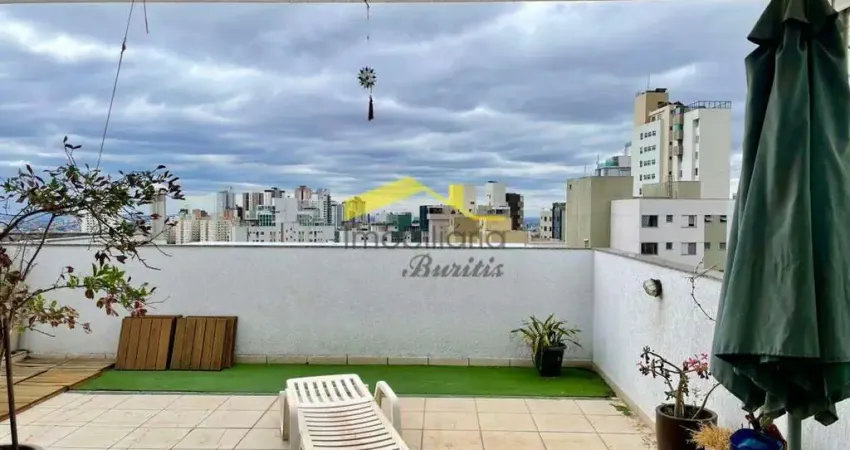 Cobertura à venda, 3 quartos, 1 vaga, buritis - belo horizonte/mg
