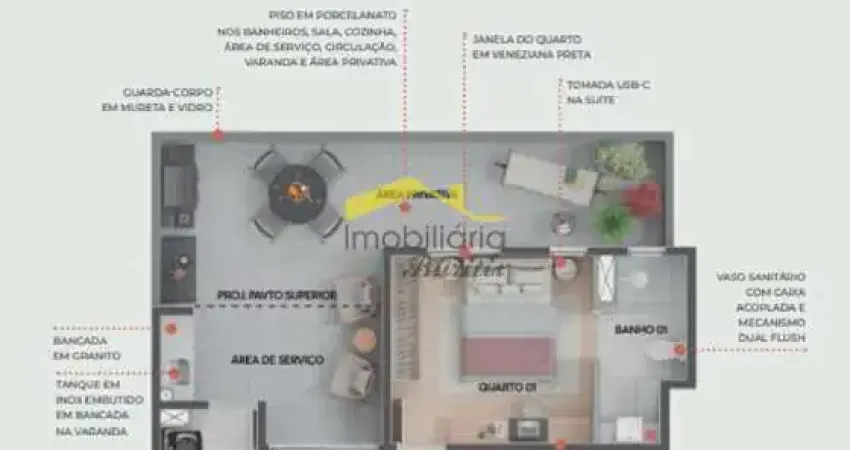Apartamento com área privativa à venda, 1 quarto, 1 suíte, dom cabral - belo horizonte/mg