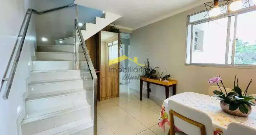 Cobertura à venda, 2 quartos, 1 suíte, 2 vagas, buritis - belo horizonte/mg