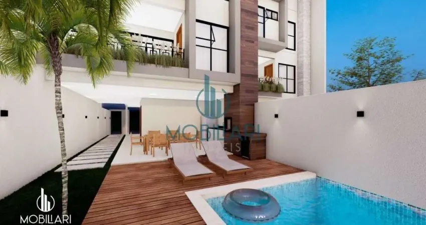 Sobrado de alto padrão com 3 suítes na escola agrícola em blumenau/sc