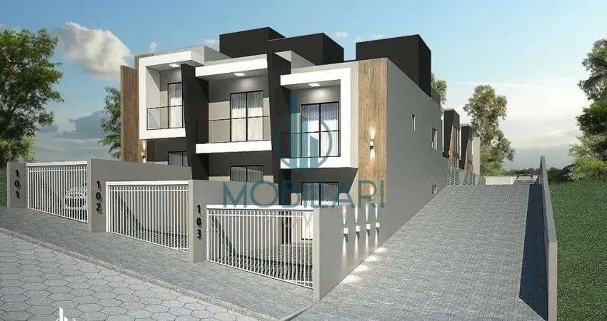 Sobrados modernos e bem planejados, com 2 dormitórios, 2 banheiros