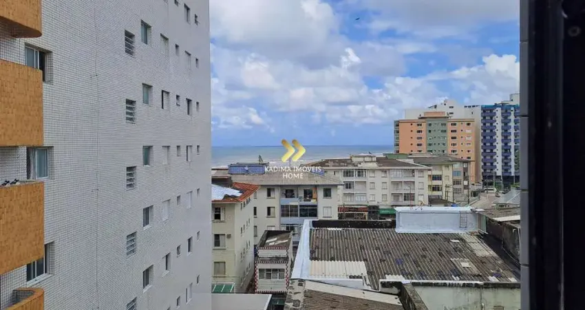 Apartamento 1 dormitório vista mar - 70m da praia cidade ocian praia grande sp