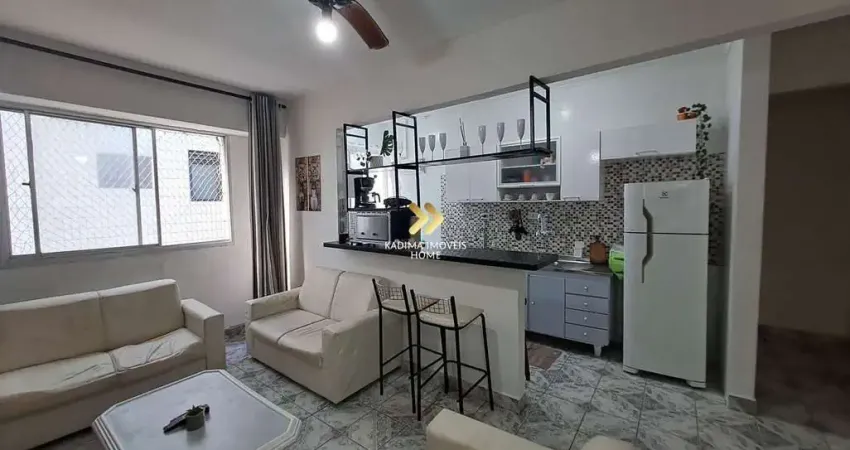 Apartamento Mobiliado de 01 dormitório, com Piscina, Prédio Frente Mar - Caiçara