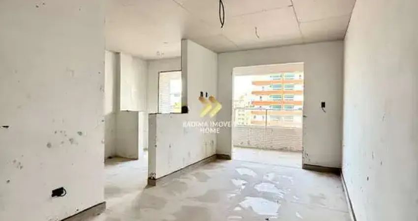 Flat boqueirão 1 dormitório com sacada gourmet, lazer completo praia grande sp