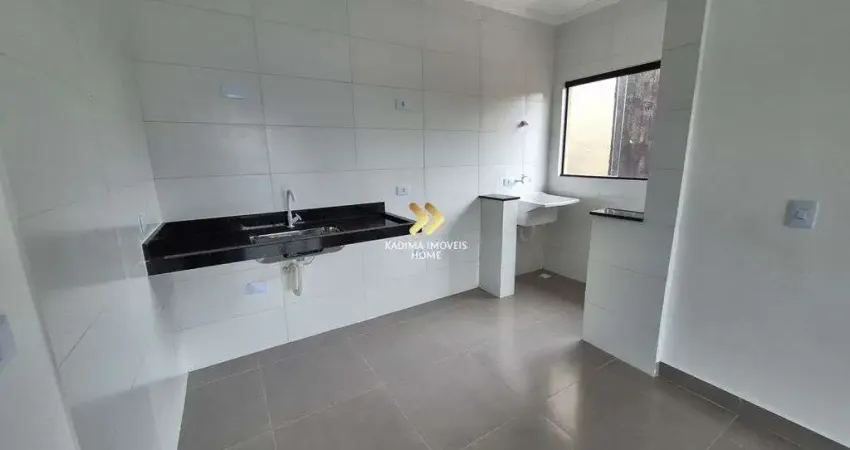 Oportunidade imperdível! casa nova 2 dormitórios sacada vila mirim praia grande