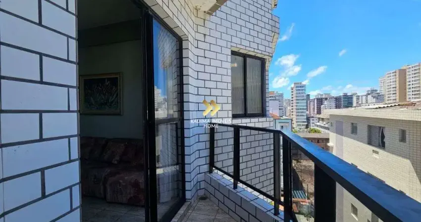 Apartamento 1 dormitório vista livre mobiliado canto forte praia grande