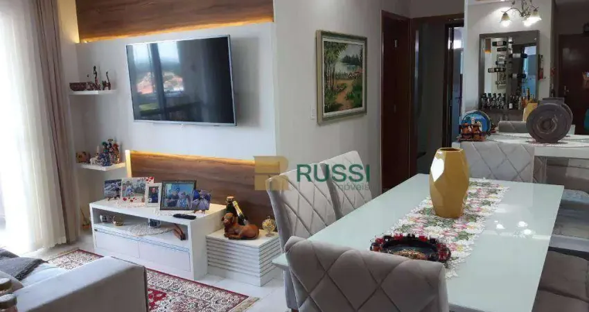 Apartamento mobiliado com 2 dormitórios, 63 m² - venda por R$700.000,00 ou aluguel por R$ 4.400/mês - Parque Industrial - São José dos Campos/SP