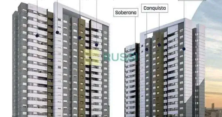 Apartamento com 3 dormitórios à venda, 76 m² por r$ 589.624,00 - vila industrial - são josé dos cam