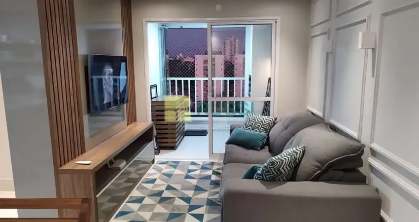 Apartamento mobiliado à venda com 63m², 2 dormitórios sendo 1 suíte, parque industrial, são josé do